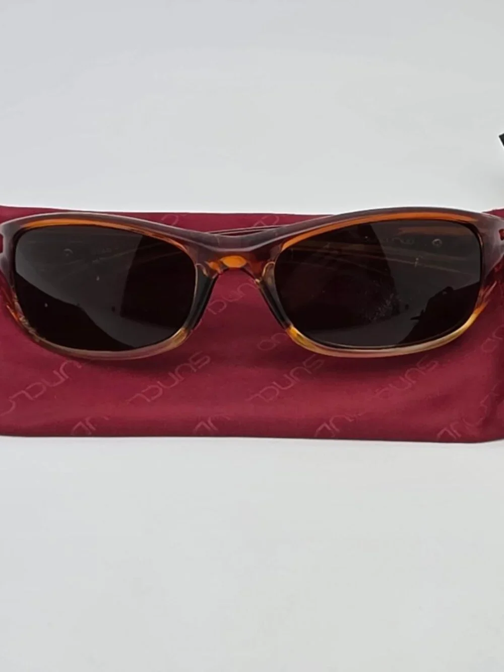Suncloud Star Brown Fade Frame Polarized Brown Lens Sunglasses w/ Case 55-14-125